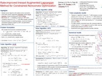 Small thumbnail of the "Rate-improved Inexact Augmented Lagrangian Method for Constrained Nonconvex Optimization" presentation