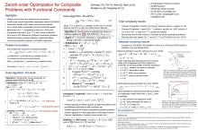 Poster for "Zeroth-order Optimization for Composite Problems with Functional Constraints" presentation